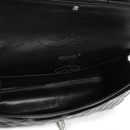 Chanel Patent Jumbo Double Flap Black 6 of 9