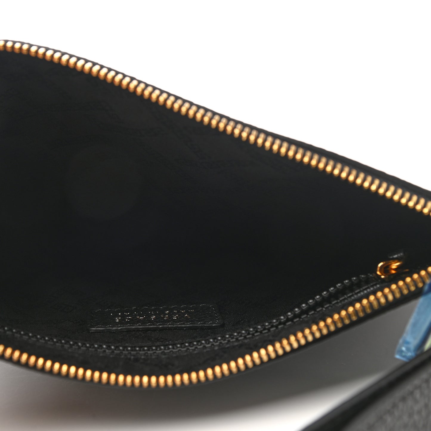 Grained Calfskin La Medusa Pouch Black