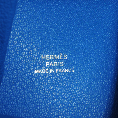 Hermes Chevre Zulu Coin Purse Bleu Hydra 6 of 7