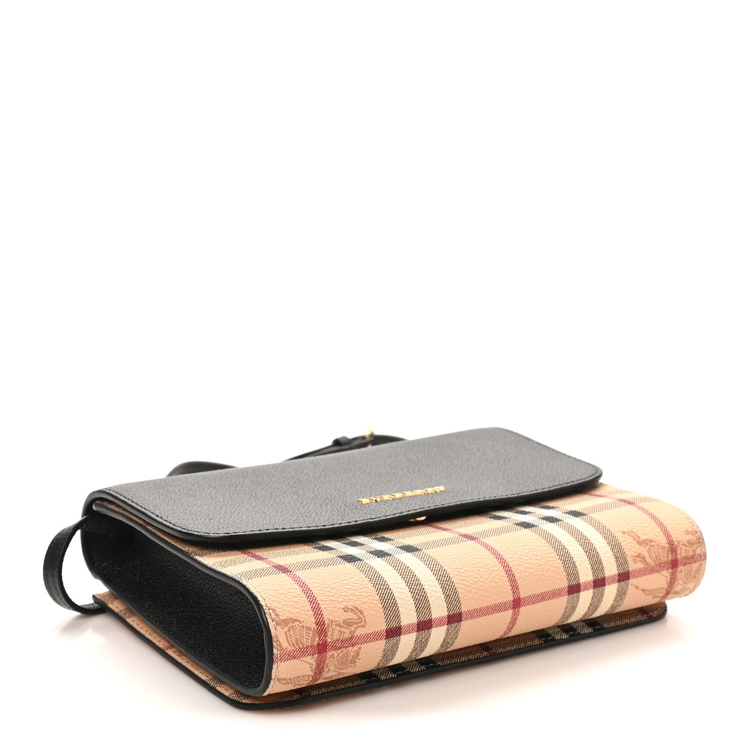 Burberry Haymarket Check Small Loxley Crossbody Black 4 of 9