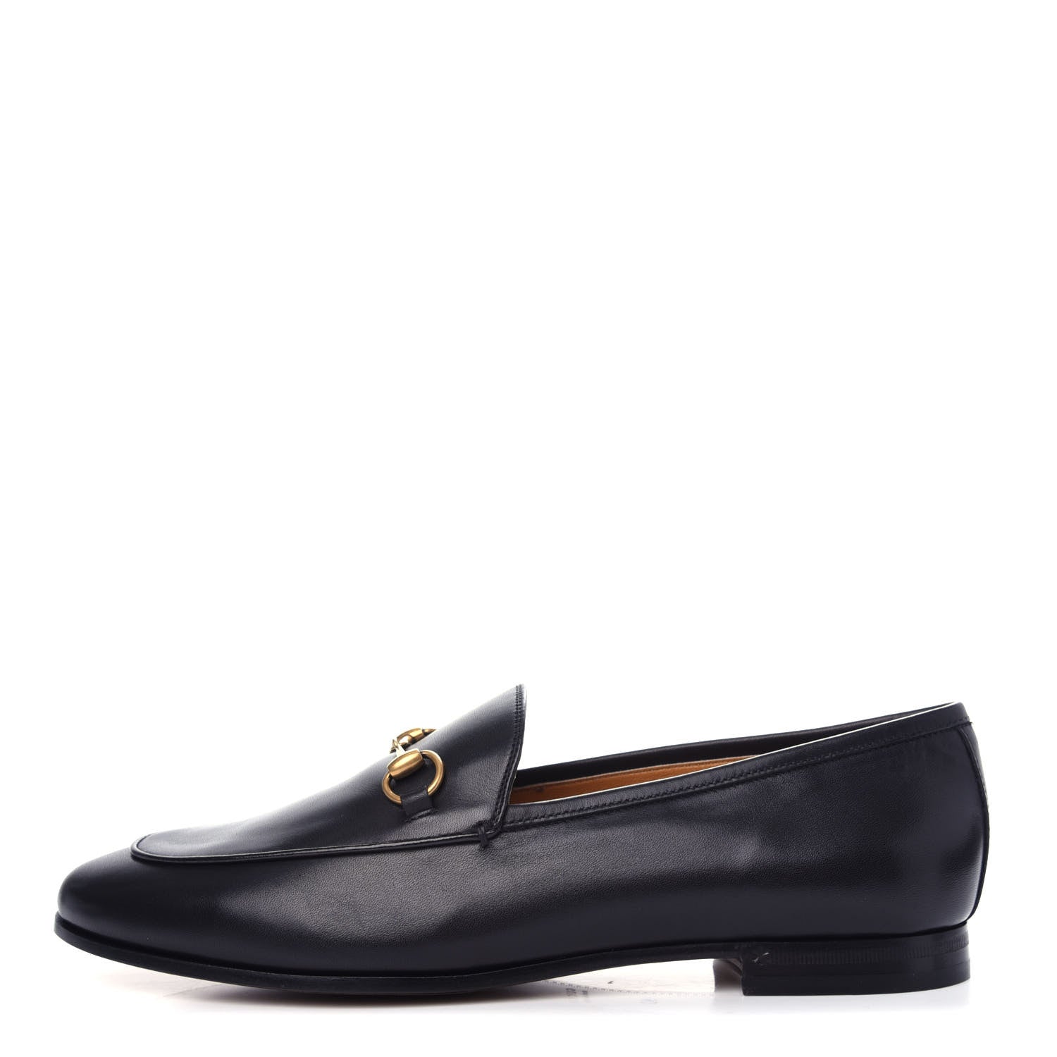 Gucci Calfskin Womens Jordaan Loafers 40 Black 1 of 11