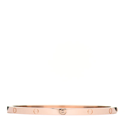 Cartier 18K Pink Gold Small LOVE Bracelet 17 3 of 5