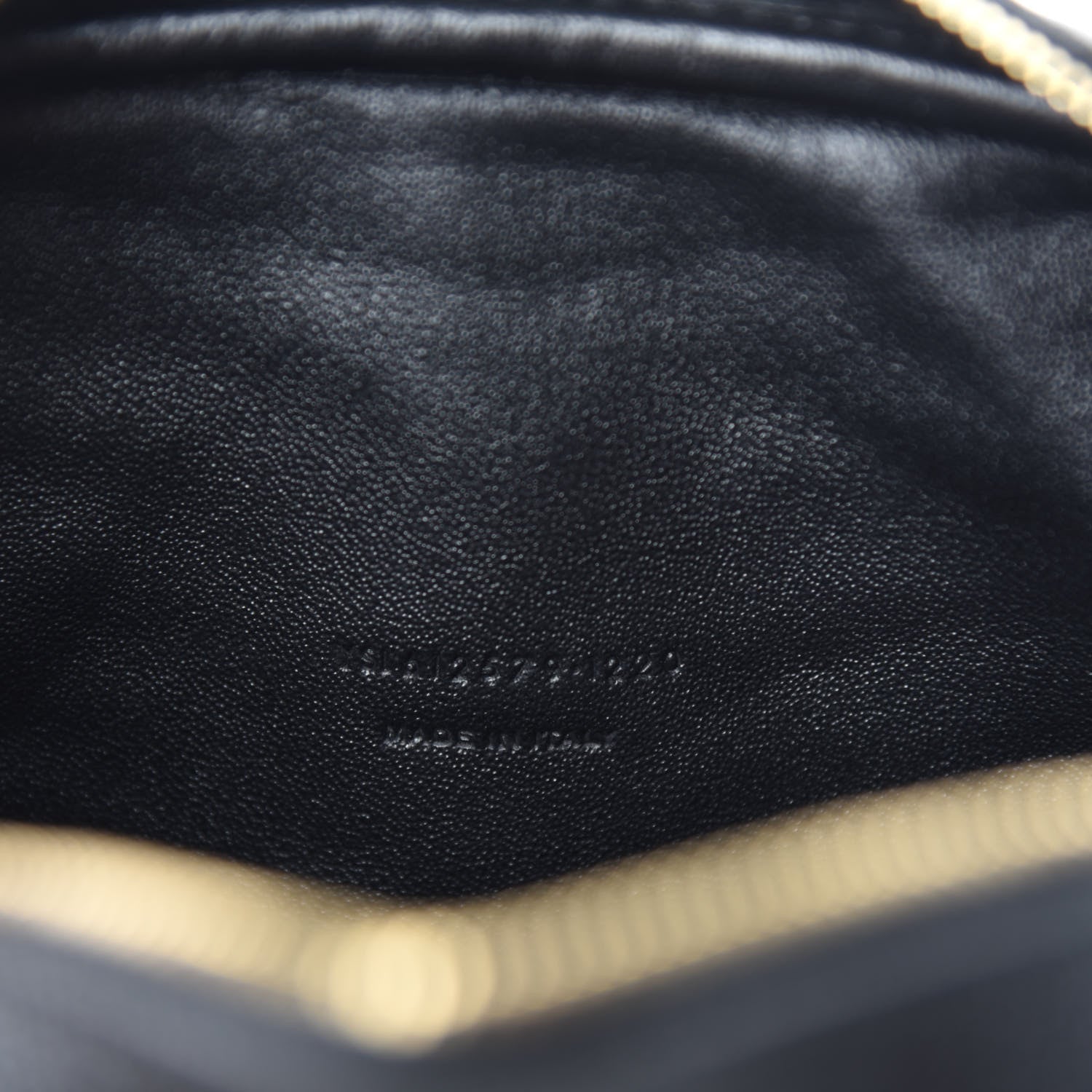 Saint Laurent Grain De Poudre Matelasse Monogram Mini Lou Camera Bag Black 9 of 11