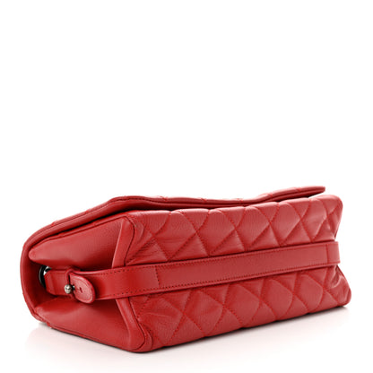 Chanel Goatskin Quilted Medium City Rock Flap Red 4 of 10