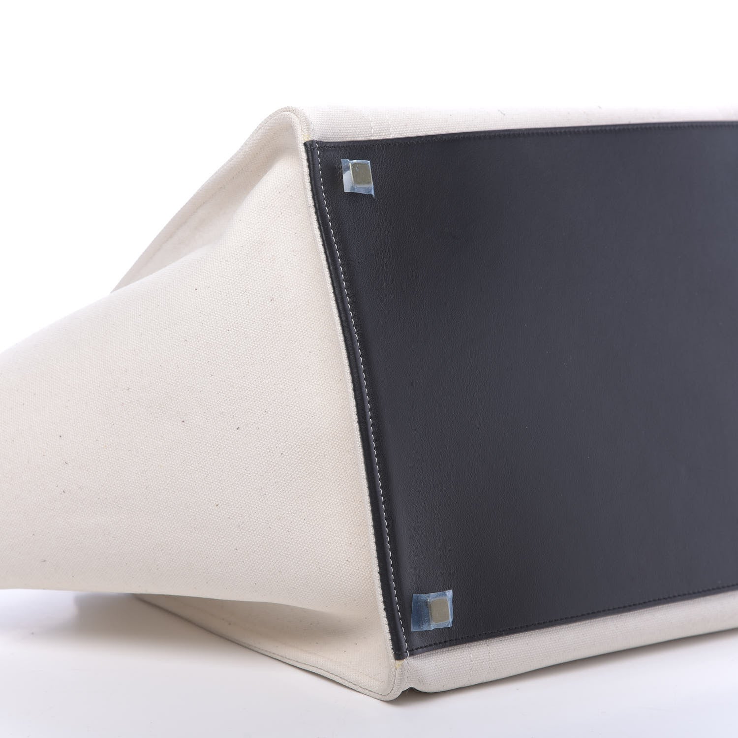 Celine Cotton Canvas Medium Phantom Luggage White 9 of 11