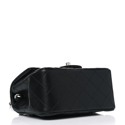 Chanel Lambskin Quilted Mini Square Flap Black 4 of 5