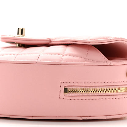Chanel Lambskin Quilted Large CC In Love Heart Bag Light Pink 9 of 10