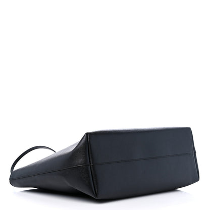 Fendi Vitello Elite Cuoio Monster Buggies Medium Roll Tote Black Multicolor Blue Cobalto 4 of 15