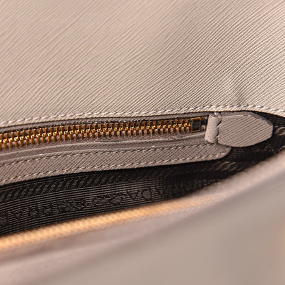 Prada Saffiano Lux Bi-Color Promenade Tote Argilla Pomice 8 of 15