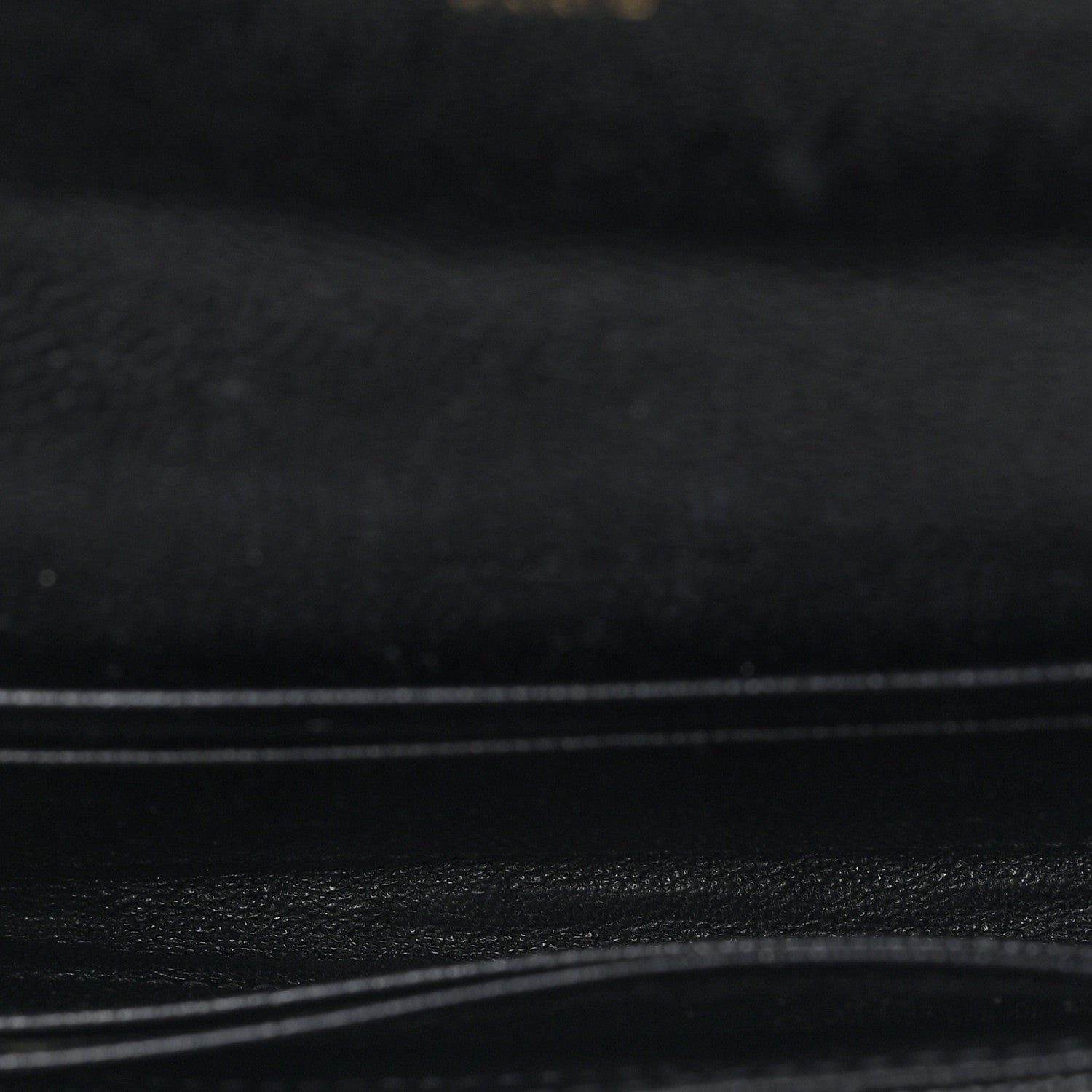 Saint Laurent Grain De Poudre Matelasse Chevron Small Monogram Envelope Wallet Black 5 of 7