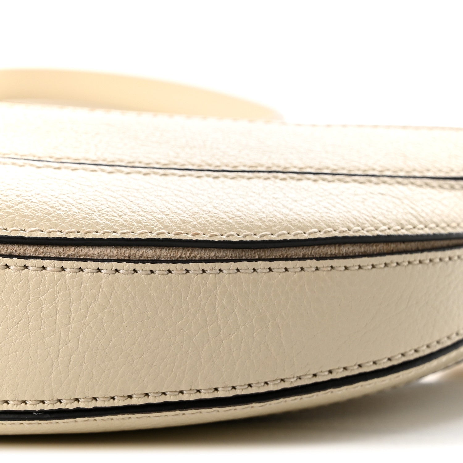 Chloe Grained Calfskin Banana Crossbody Bag Vegetal Beige 9 of 9