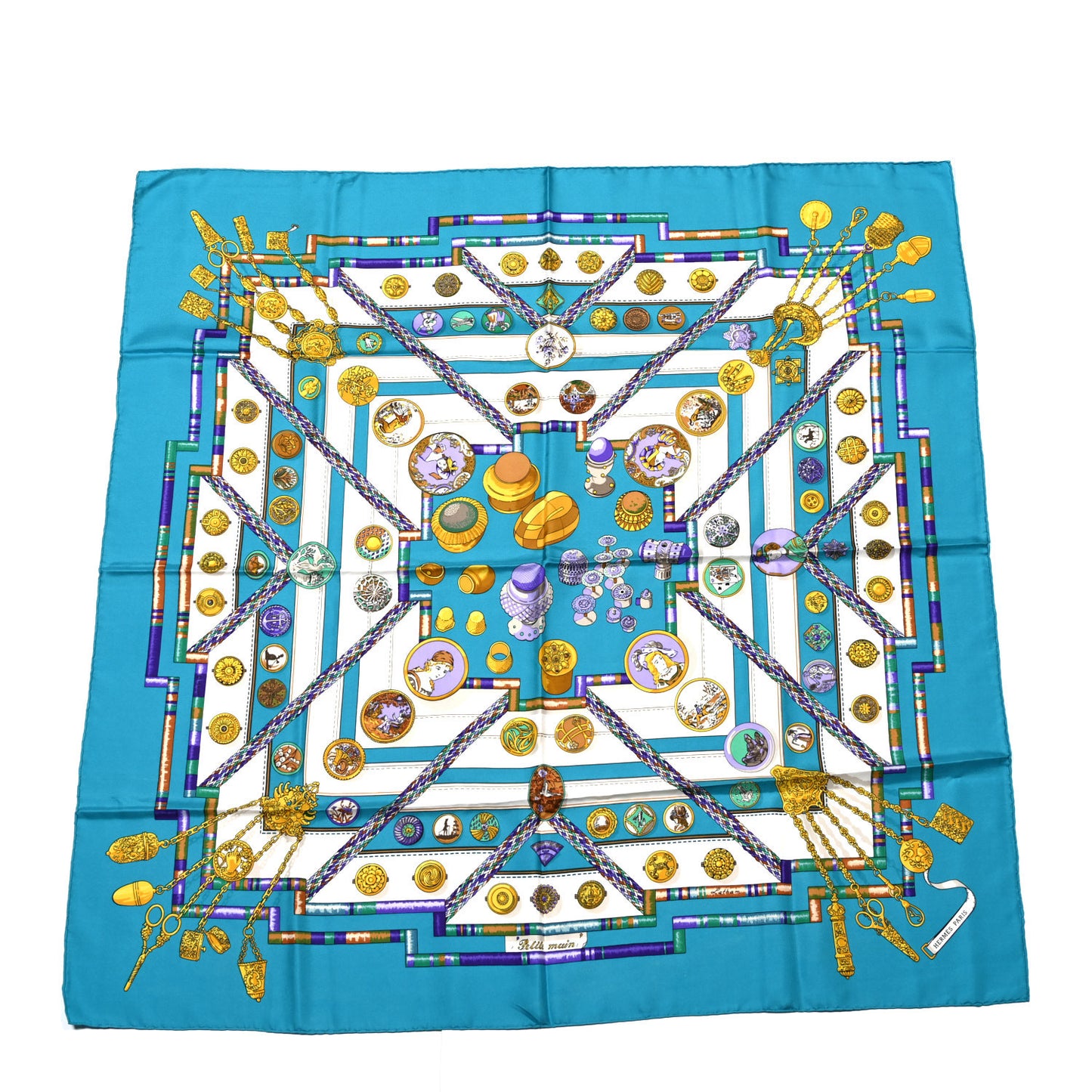 Silk Petite Main Scarf 90
