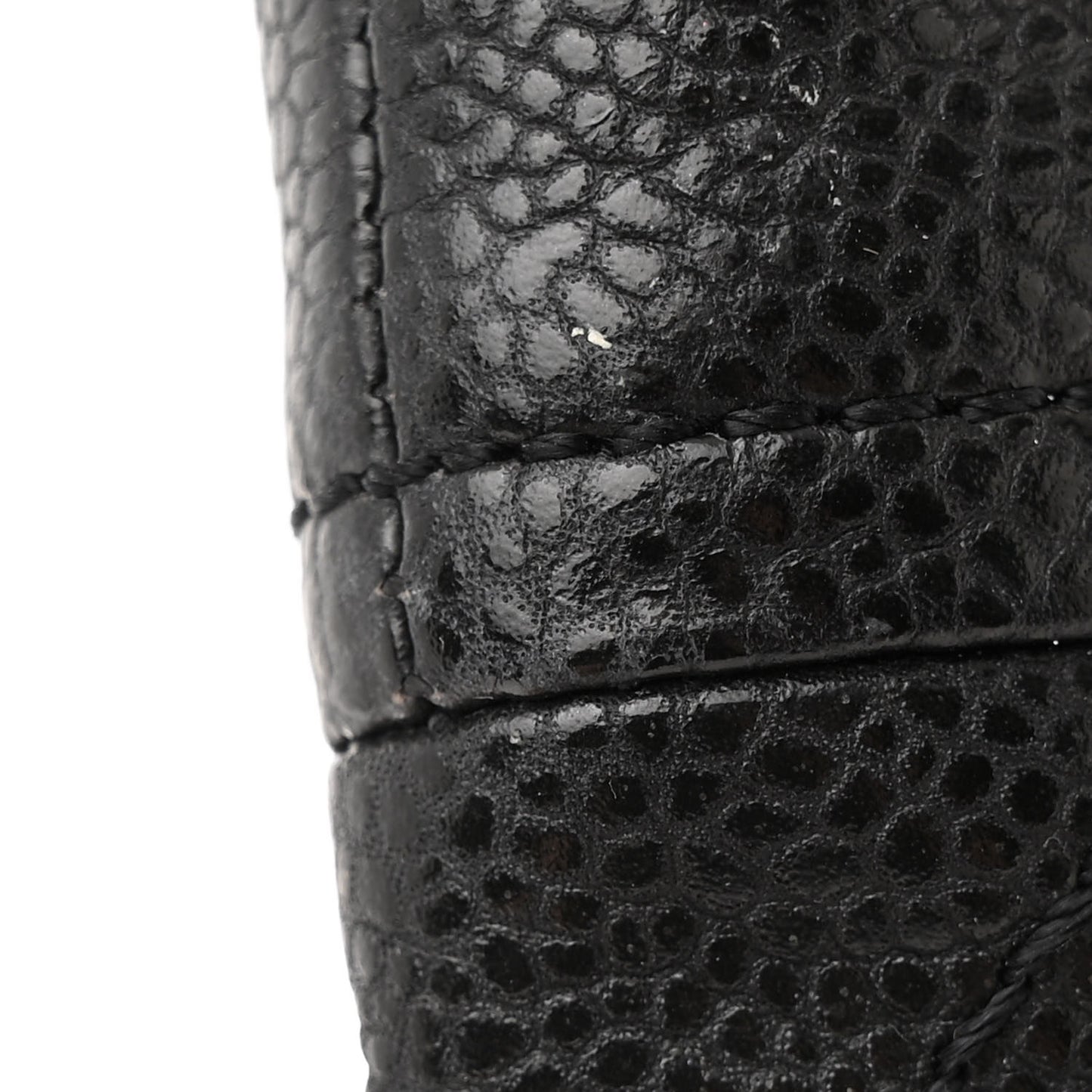 Caviar Stitched Timeless CC Soft Tote Black