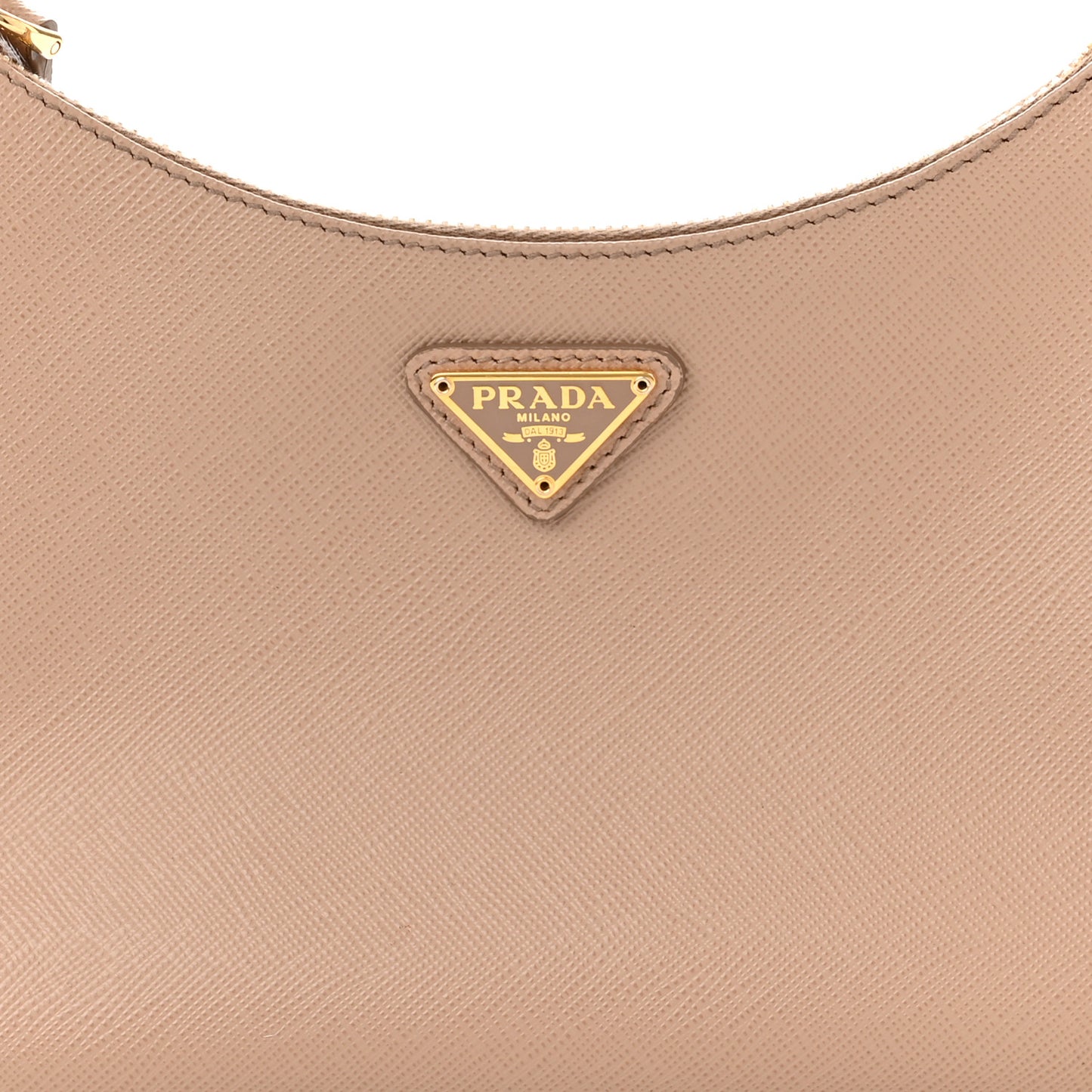 Saffiano Lux Re-Edition 2005 Shoulder Bag Cammeo