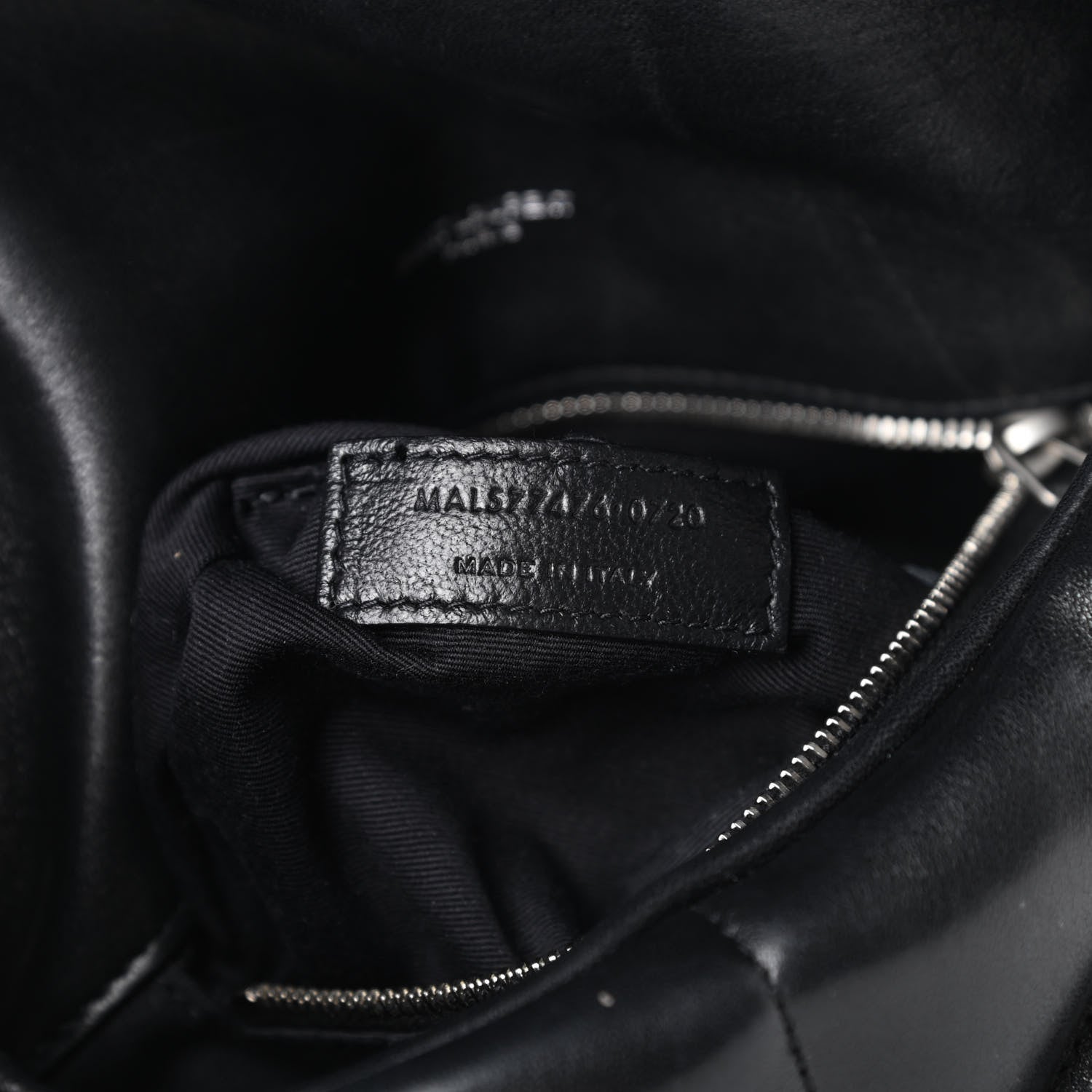 Saint Laurent Lambskin Quilted Small Loulou Puffer Monogram Chain Satchel Black 7 of 15