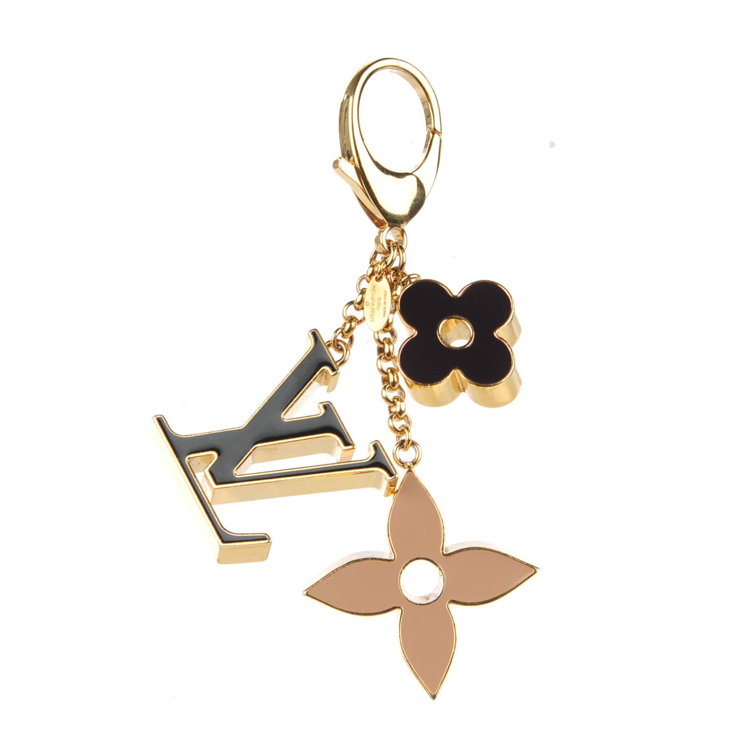 Louis Vuitton Fleur De Monogram Bag Charm Dore 1 of 5