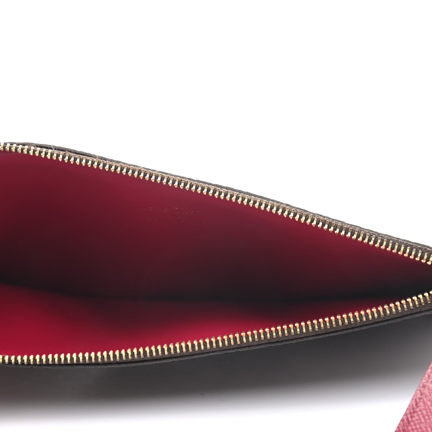 Louis Vuitton Monogram Felicie Chain Wallet Zippered Insert Fuchsia 5 of 6