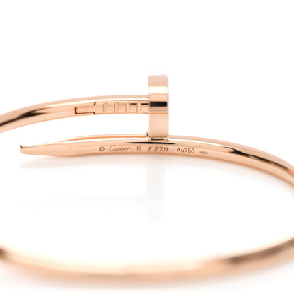 Cartier 18K Pink Gold Juste Un Clou Bracelet 16 3 of 4