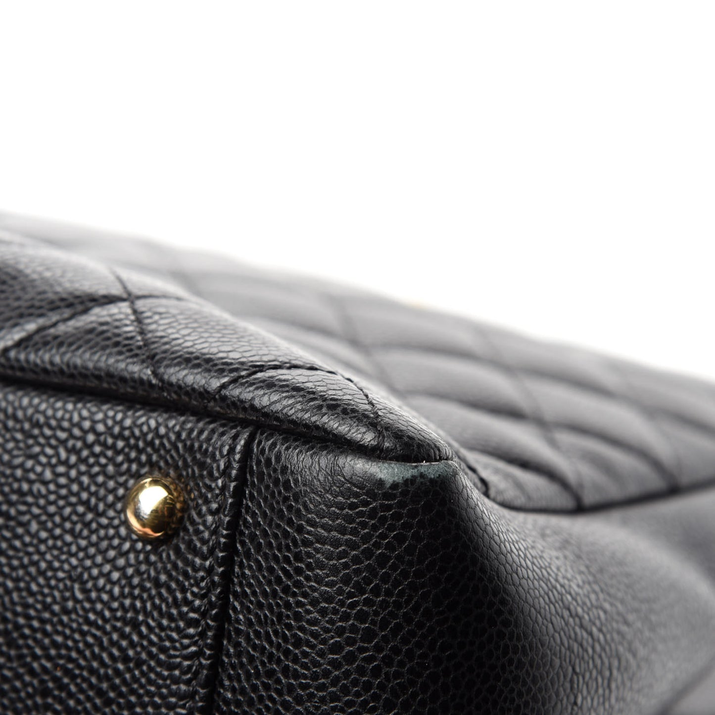 Caviar Quilted XL Grand Shopping Tote GST Black