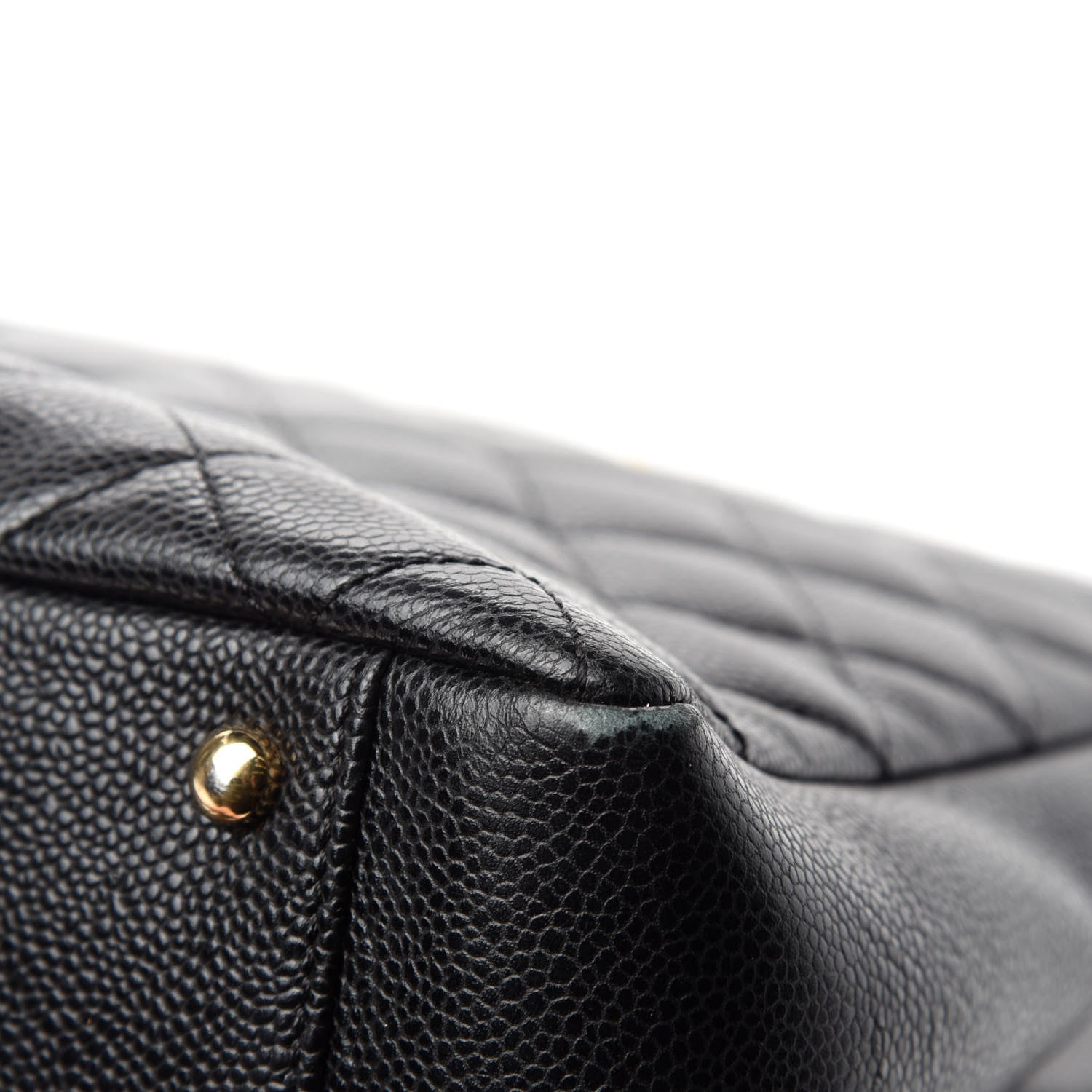 Chanel Caviar Quilted XL Grand Shopping Tote GST Black 9 of 17