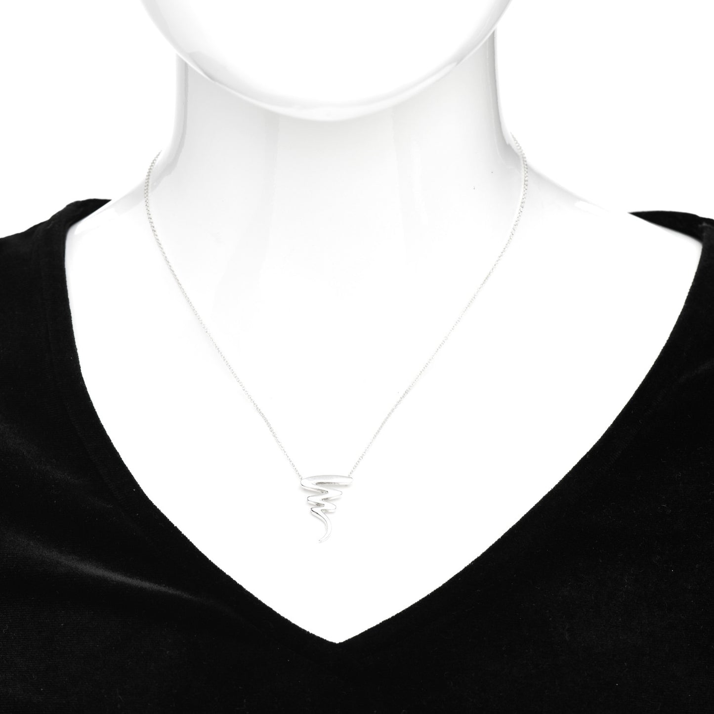 Sterling Silver Paloma Picasso Scribble Pendant Necklace
