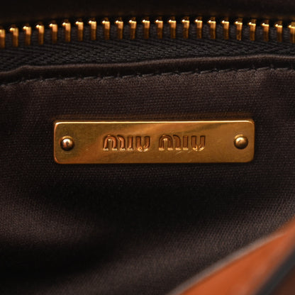 Miu Miu Grace Lux Briefcase Brown 8 of 9