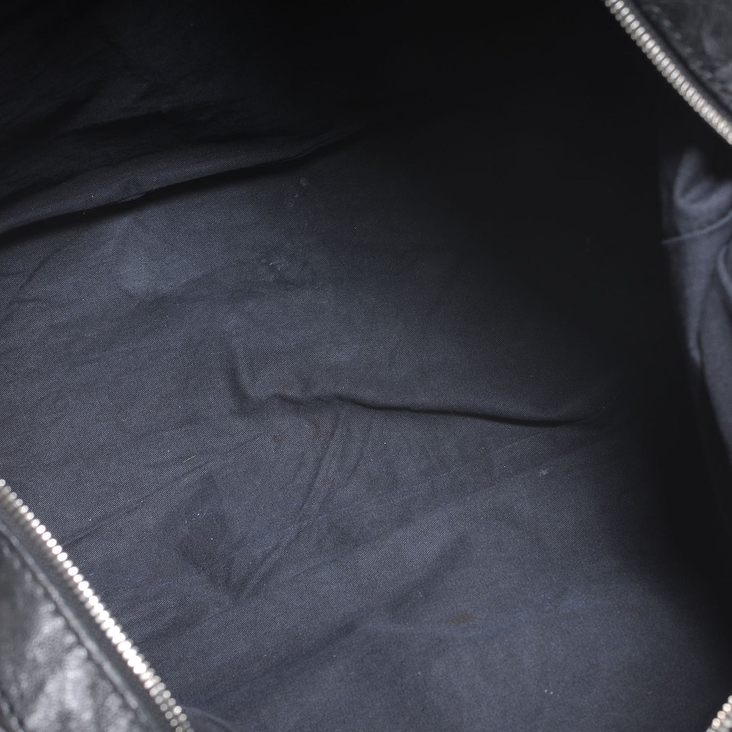 Wrinkled Lambskin Large Nightingale Black