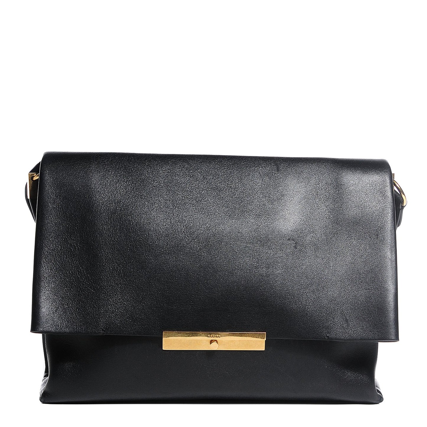 Calfskin Blade Flap Black