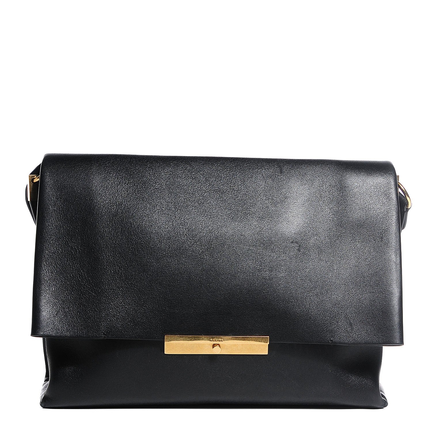 Celine Calfskin Blade Flap Black 1 of 9