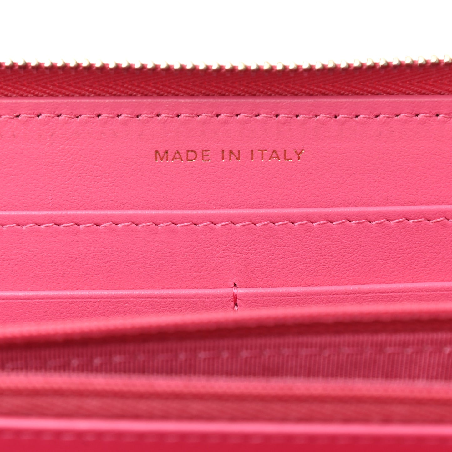 Caviar Quilted Large Gusset Zip Around Wallet Pink