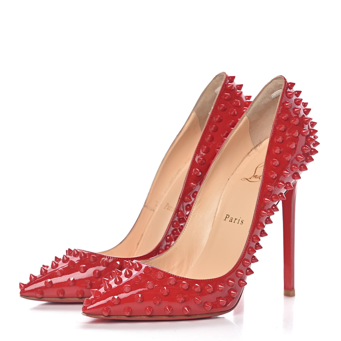 Patent Pigalle Spikes 120 Pumps 39 Flamenco