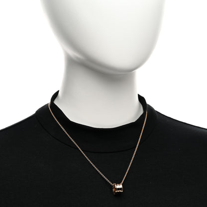 Bulgari 18K Rose Gold B.Zero1 Pendant Necklace 2 of 4