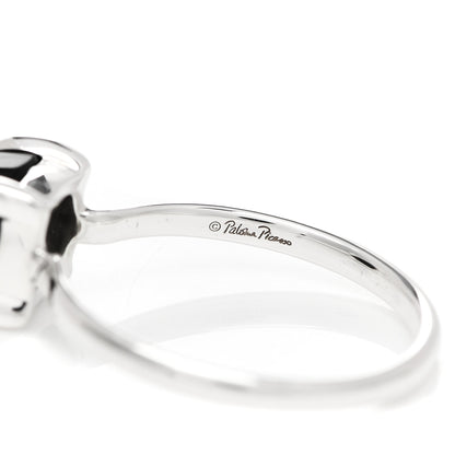 Tiffany Sterling Silver Black Onyx Paloma Picasso Sugar Stacks Ring 54 7 5 of 8