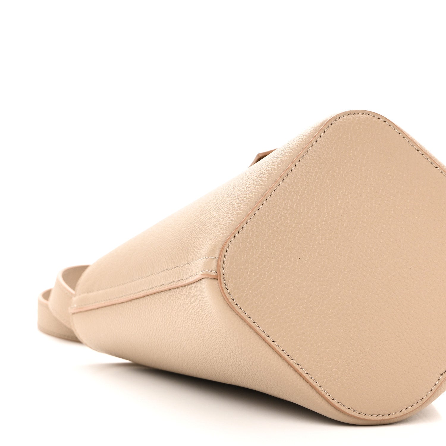 Loewe Soft Grained Calfskin Mini Pebble Bucket Bag Sand 9 of 11