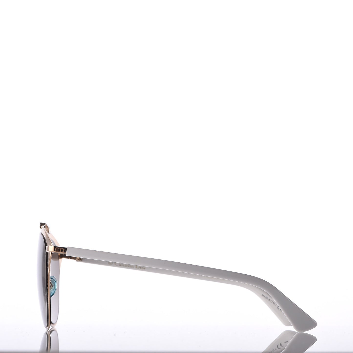 Reflected Sunglasses Rose Gold White