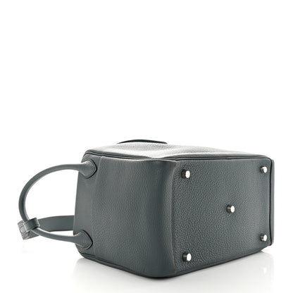 Hermes Taurillon Clemence Lindy 30 Bleu Orage 4 of 12