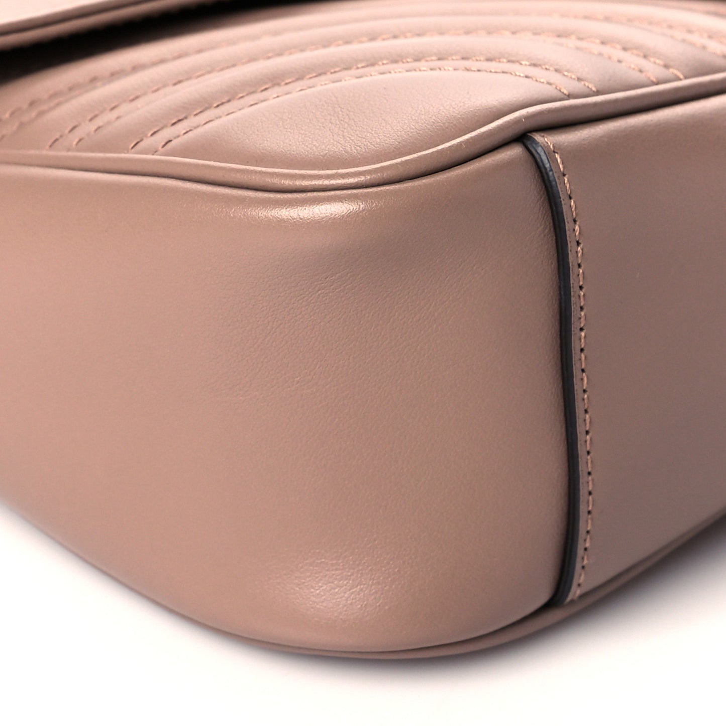 Calfskin Matelasse Small GG Marmont Shoulder Bag Porcelain Rose
