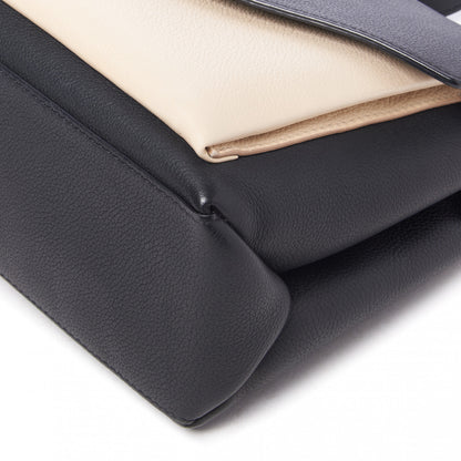 Louis Vuitton Soft Calfskin My Lockme Top Handle Vanille Black 4 of 9