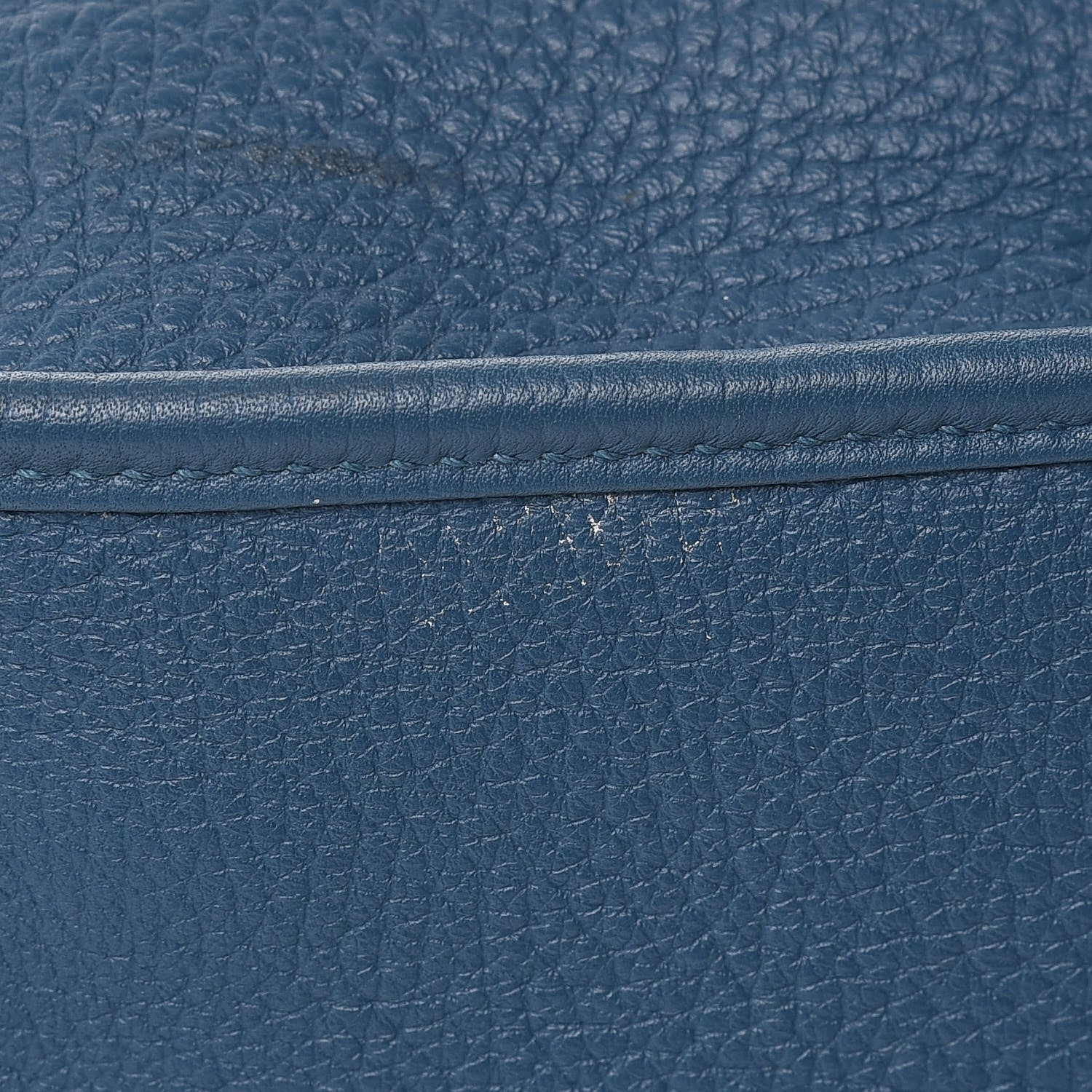 Hermes Taurillon Clemence Amazone Evelyne III GM Bleu de Galice 9 of 10