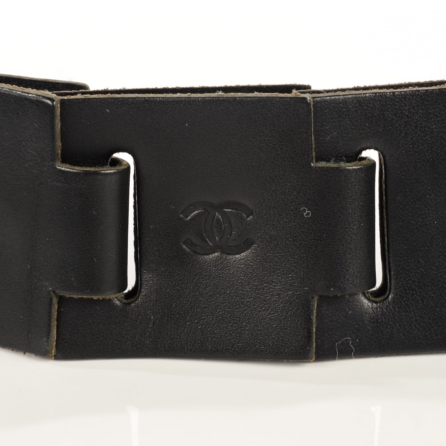 Leather Link Belt Black
