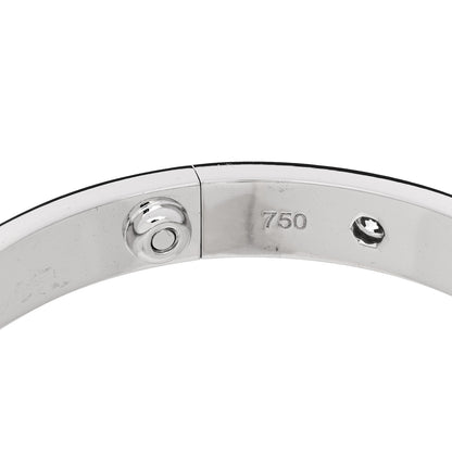 Cartier 18K White Gold 10 Diamond LOVE Bracelet 16 7 of 7
