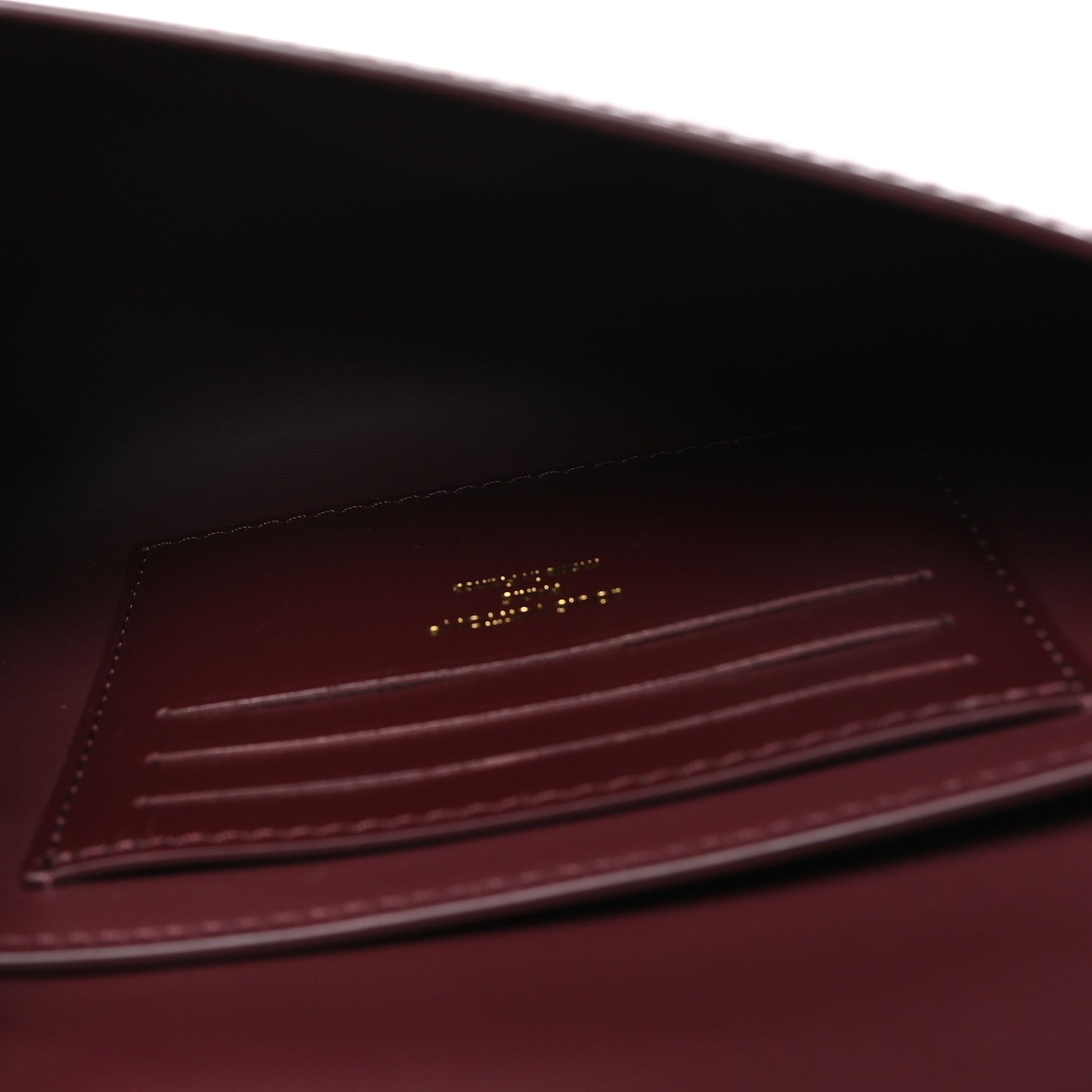 Louis Vuitton Calfskin LV Wallet On Chain Capucines Garnet 4 of 8