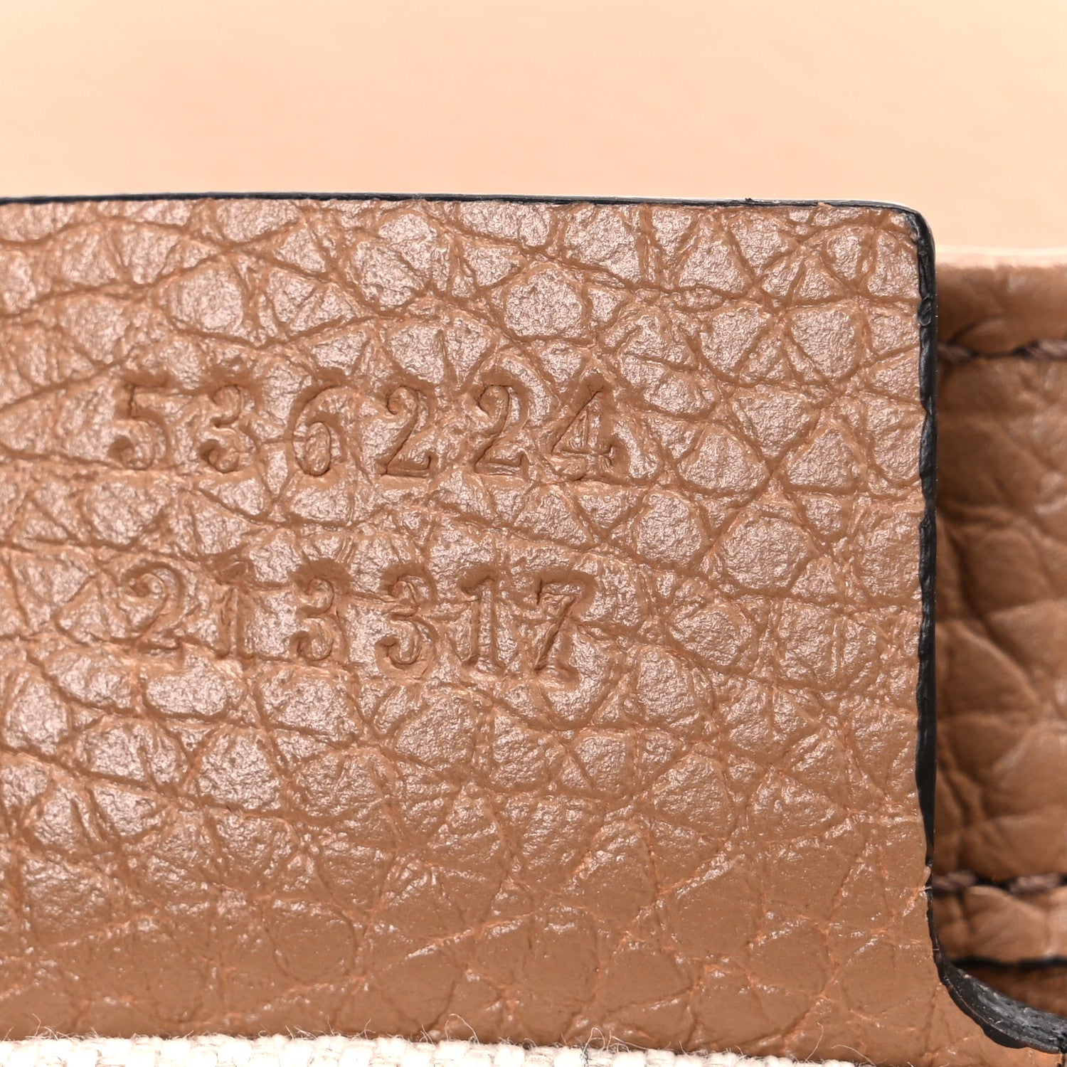 Gucci Pebbled Calfskin Medium Soho Flap Crossbody Camelia 7 of 11
