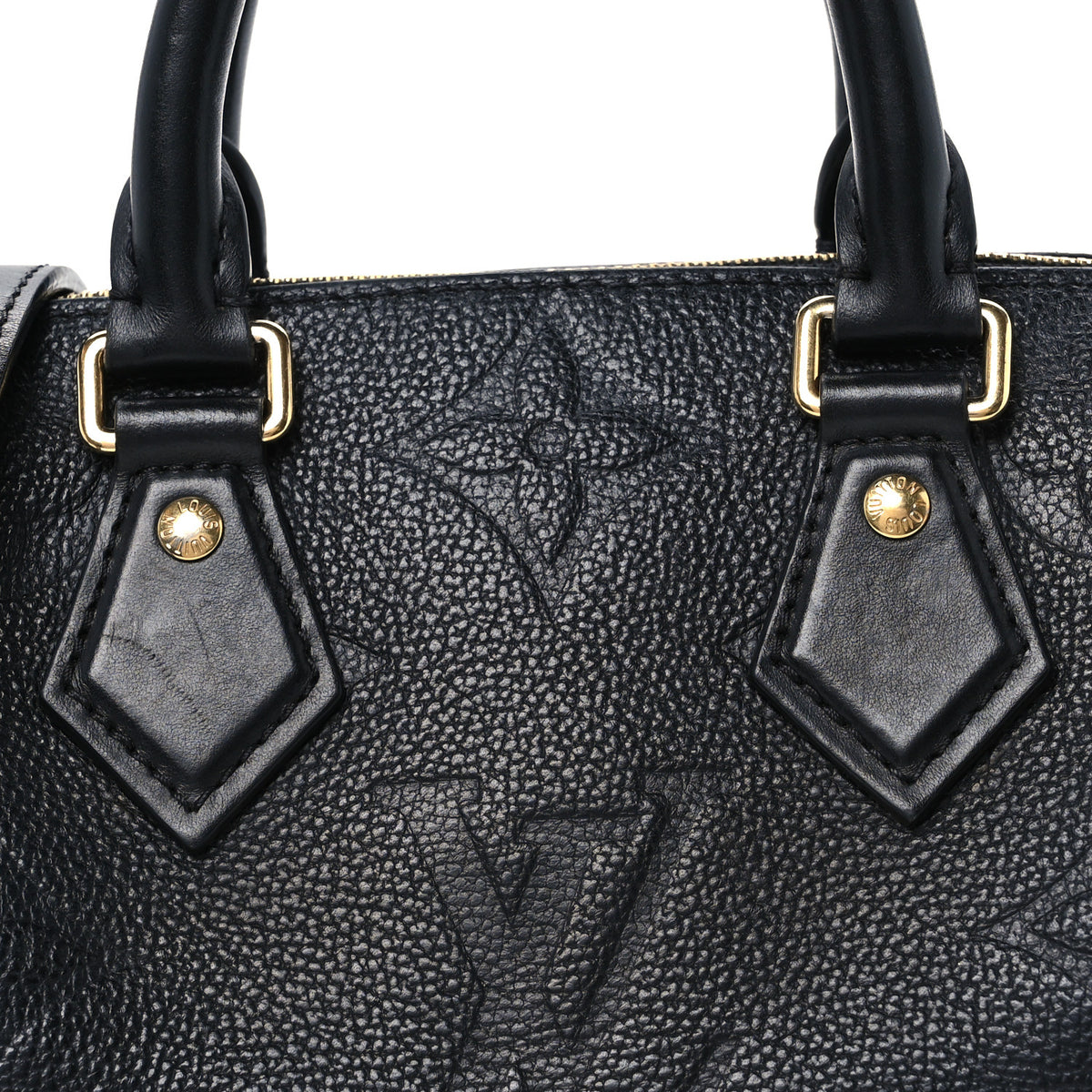 Louis Vuitton Empreinte Monogram Giant Speedy Bandouliere 20 Black 6 of 8