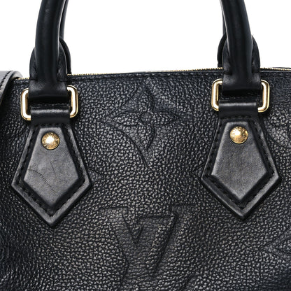 Louis Vuitton Empreinte Monogram Giant Speedy Bandouliere 20 Black 6 of 8