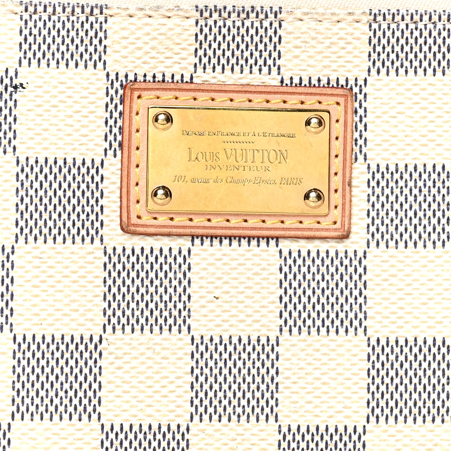Louis Vuitton Damier Azur Pochette Milla MM 7 of 13