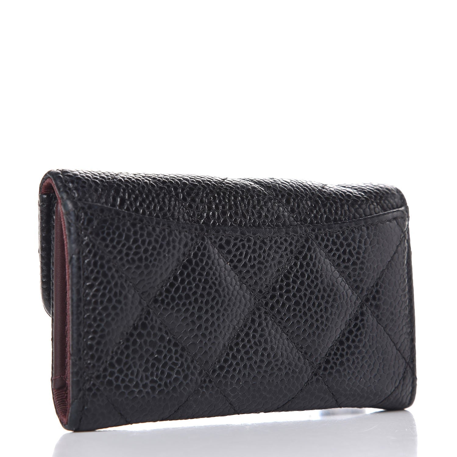 Chanel Caviar Quilted 6 Key Holder Black 3 of 7