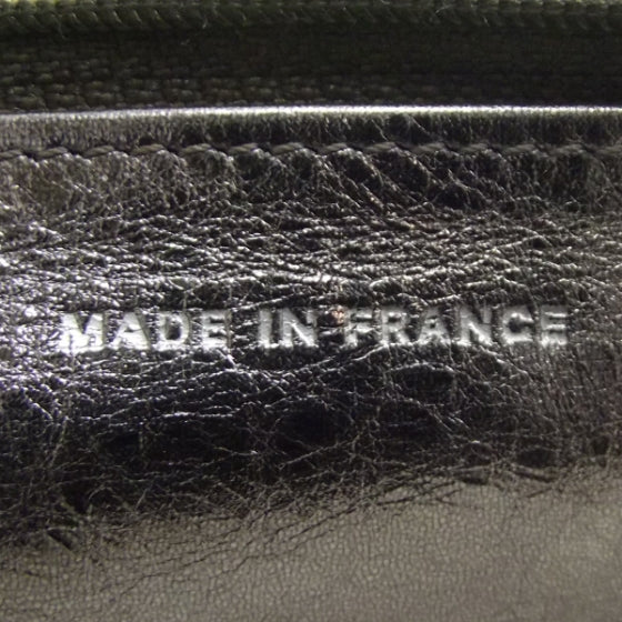 Striped Reissue Wallet On Chain Silver