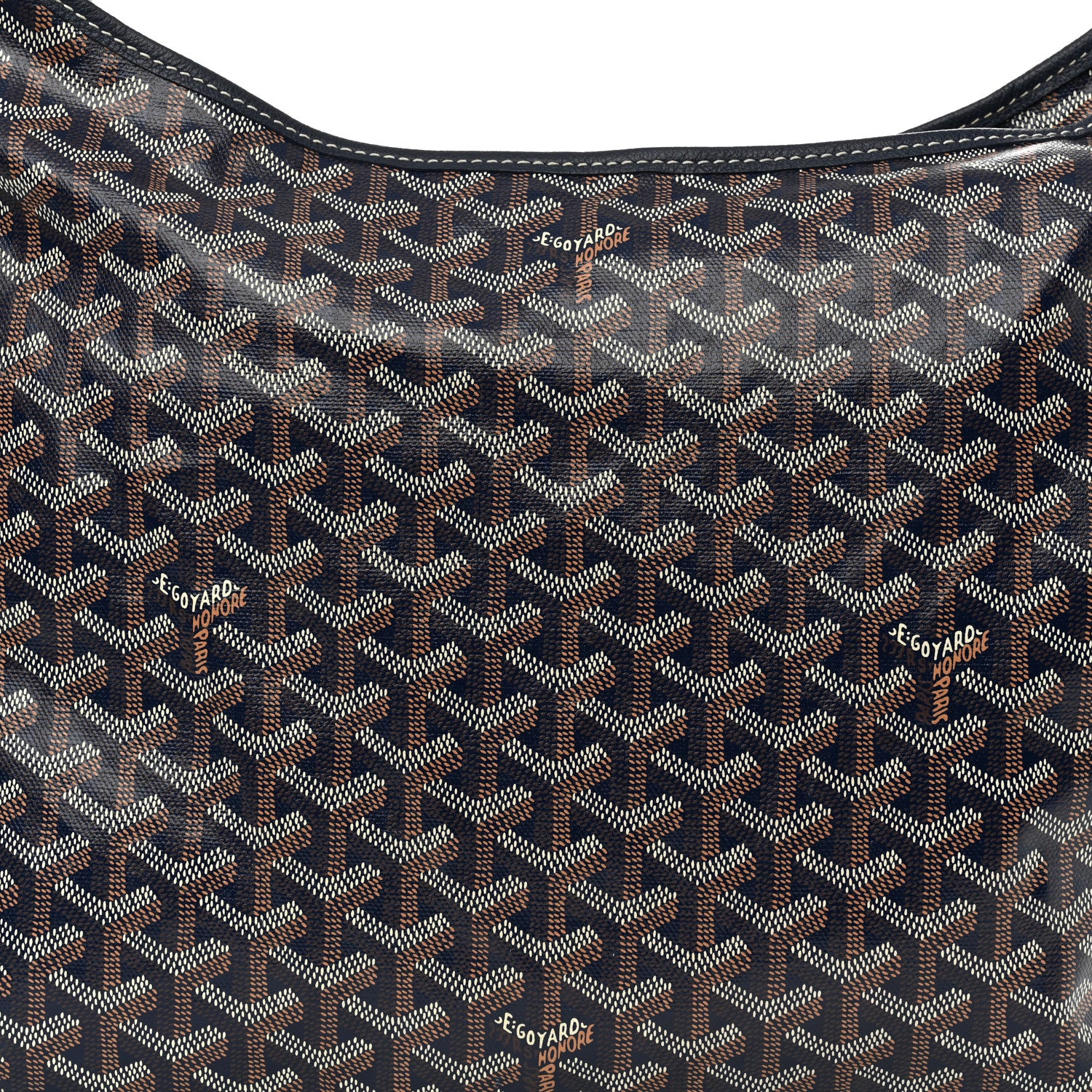 Goyard Goyardine Boheme Hobo Navy Blue Navy Blue 9 of 15