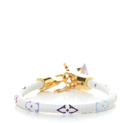 Louis Vuitton Monogram Multicolor Luck It Bracelet 19 White 3 of 6